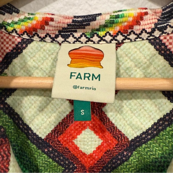 Farm Rio Amulet long sleeve beaded tassel dress - Small - Picture 9 of 12